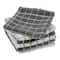DII® Gray Combo Windowpane Dishcloths, 6ct.
